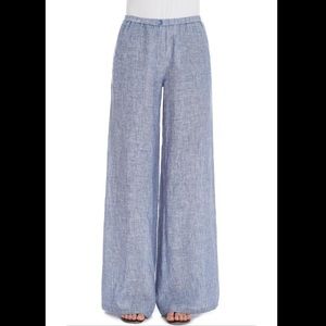 NIC+ZOE Drifty Linen Pant Blue